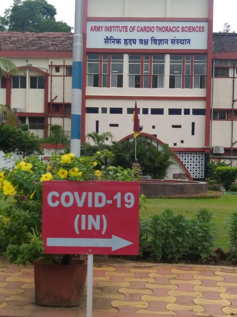 Covid 19 ward at AICTS